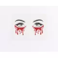 Red Glitter Tears at Spirit Halloween