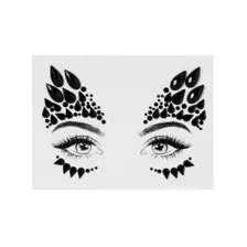 Black Jewel Face Decal at Spirit Halloween