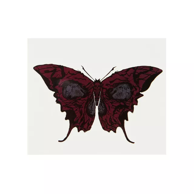 Butterfly Skull Temporary Tattoo at Spirit Halloween