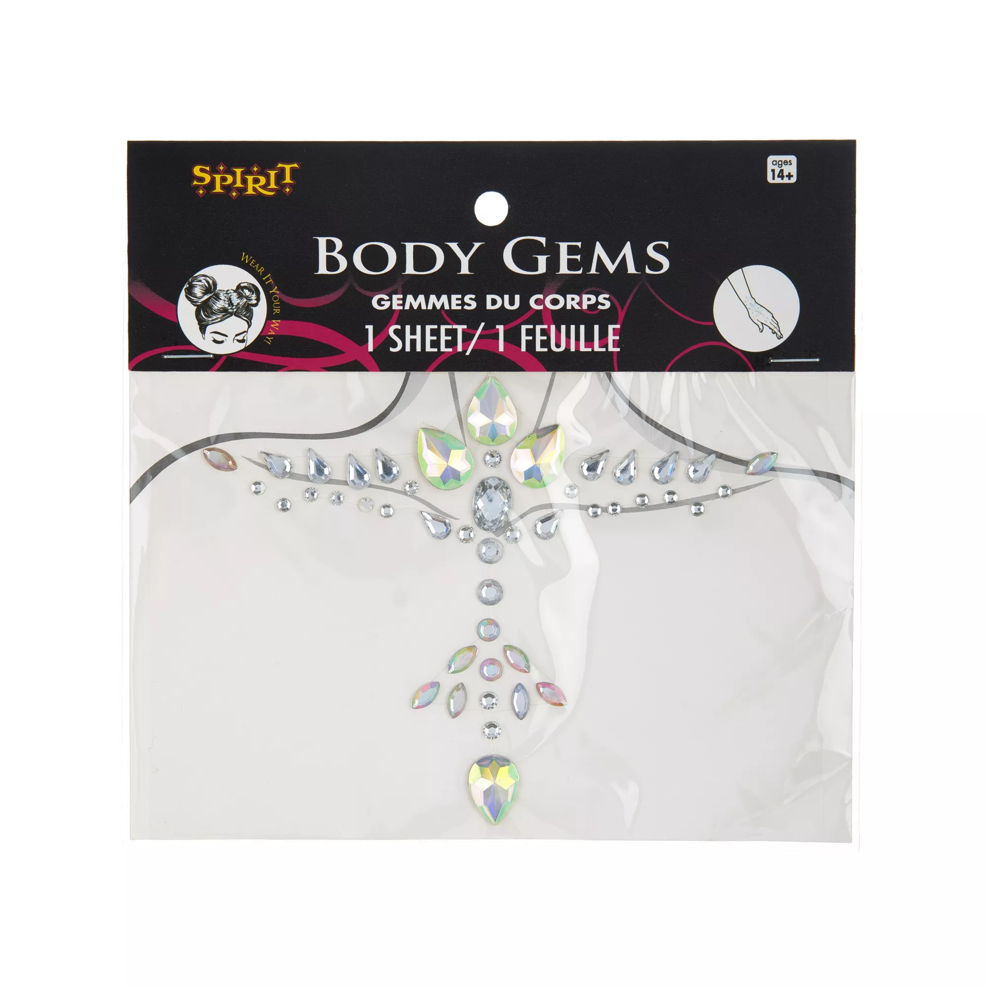 Iridescent Body Jewels at Spirit Halloween