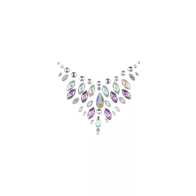 Iridescent Sternum Body Gems at Spirit Halloween