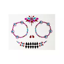 Sugar Skull Face Decal at Spirit Halloween