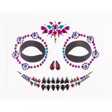 Sugar Skull Face Decal at Spirit Halloween