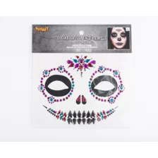 Sugar Skull Face Decal at Spirit Halloween