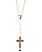 Day of the Dead Rosary Cross Necklace
