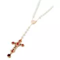 Day of the Dead Rosary Cross Necklace at Spirit Halloween
