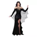 Adult Black Widow Dress Costume at Spencer's