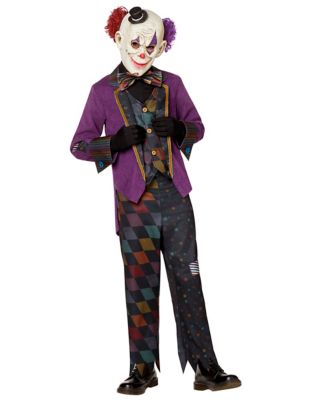 Costume da clown scura Donna taglia L - Juguetilandia