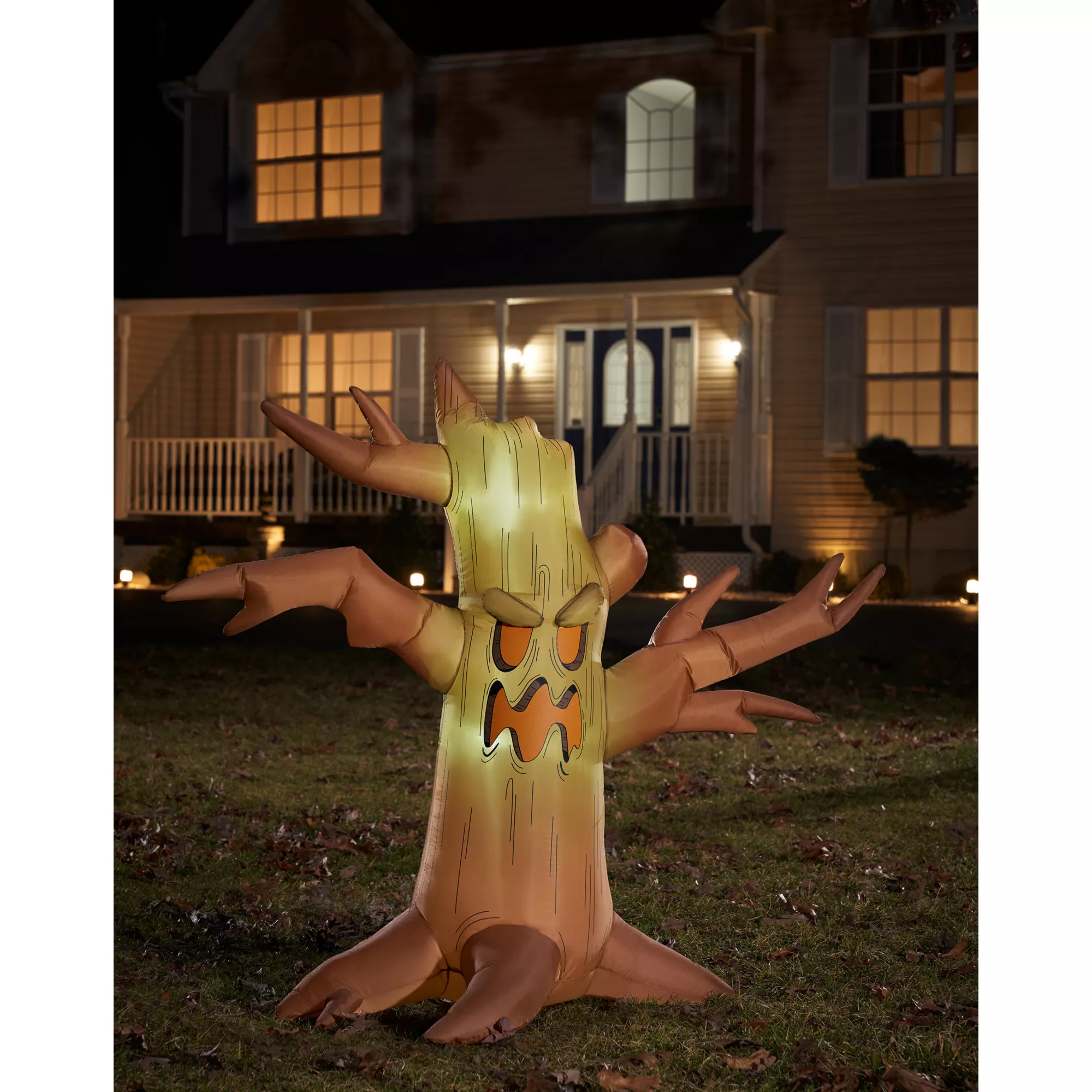 5.5 Ft Light-Up Haunted Tree Inflatable Decoration at Spirit Halloween