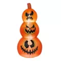 4 Ft Light-Up Pumpkin Stack Inflatable Decoration at Spirit Halloween