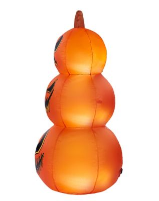 4 Ft Light-Up Pumpkin Stack Inflatable Decoration