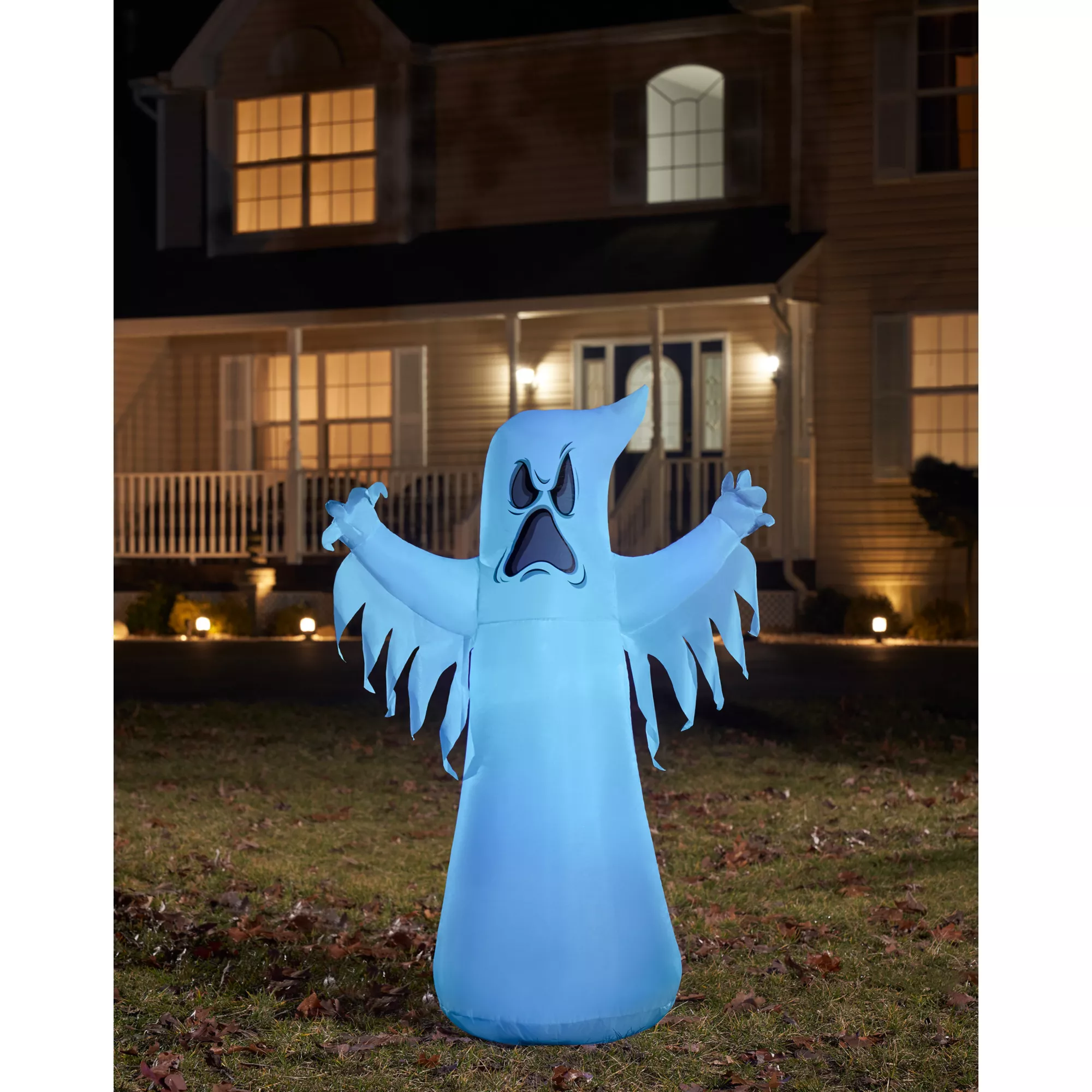 4 Ft Light-Up Ghost Inflatable Decoration at Spirit Halloween