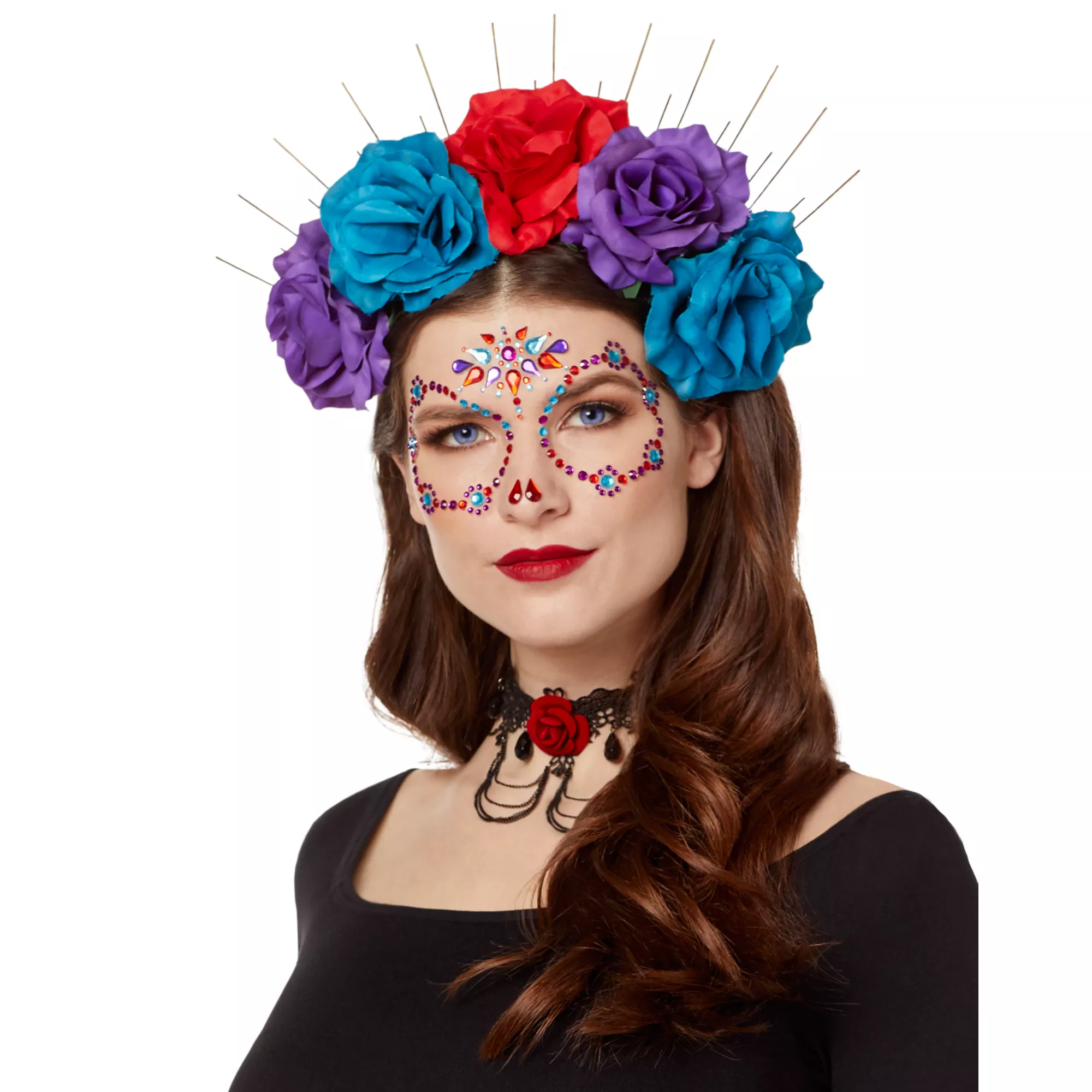 Two-Piece Spiked Flower Crown at Spirit Halloween