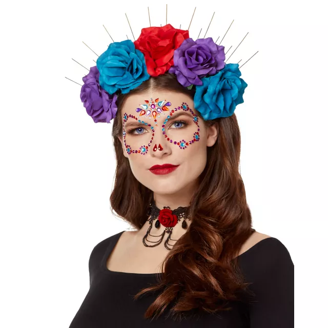 Two-Piece Spiked Flower Crown at Spirit Halloween