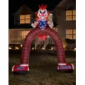 12 Ft LED Scary Clown Archway Inflatable Decoration at Spirit Halloween