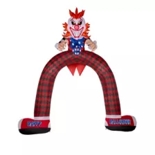 12 Ft LED Scary Clown Archway Inflatable Decoration at Spirit Halloween