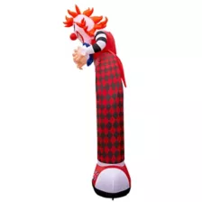 12 Ft LED Scary Clown Archway Inflatable Decoration at Spirit Halloween