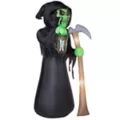 8 Ft Grim Reaper Light-Up Inflatable Decoration at Spirit Halloween