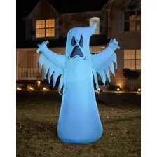 8 Ft Light-Up Ghost Inflatable Decoration at Spirit Halloween