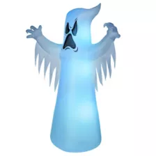 8 Ft Light-Up Ghost Inflatable Decoration - Spirithalloween.com