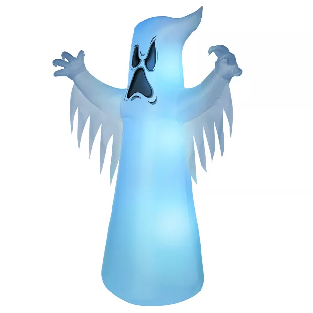 8 Ft Light-Up Ghost Inflatable Decoration at Spirit Halloween