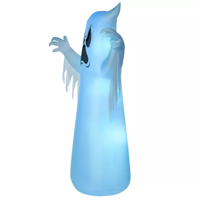 8 Ft Light-Up Ghost Inflatable Decoration - Spirithalloween.com