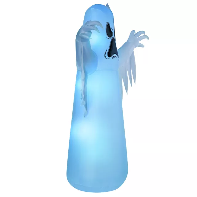 8 Ft Light-Up Ghost Inflatable Decoration at Spirit Halloween