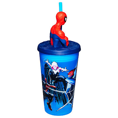 Spider-Man 15oz Sippy Cup with Lid and Straw Included Spiderman