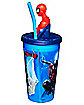 Molded Spider-Man Cup with Straw - 15 oz.