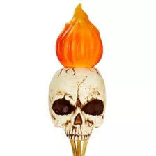 LED Spooky Skull Torch Pathway Marker at Spirit Halloween