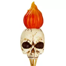 LED Spooky Skull Torch Pathway Marker at Spirit Halloween