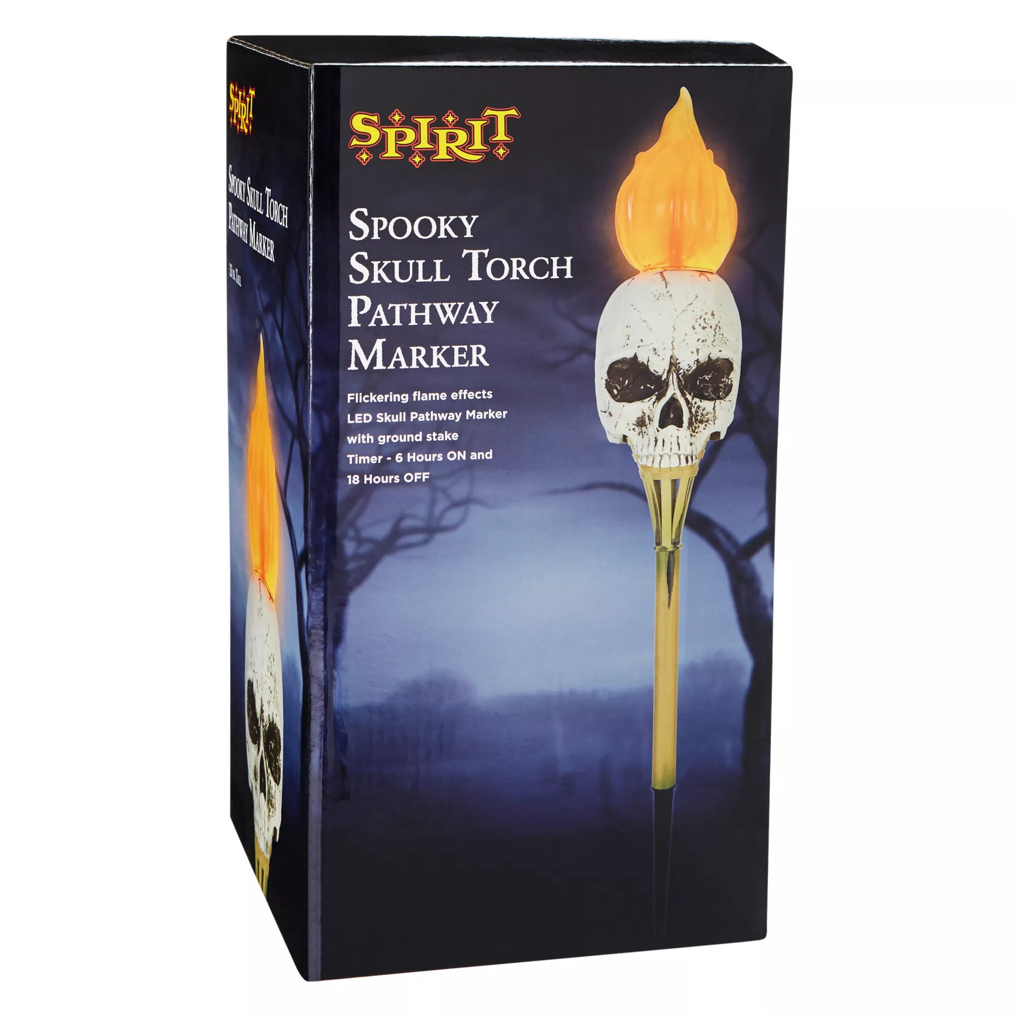 LED Spooky Skull Torch Pathway Marker at Spirit Halloween