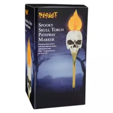 LED Spooky Skull Torch Pathway Marker at Spirit Halloween