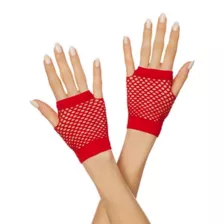 Fishnet Gloves at Spencer's
