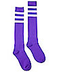 Colored Striped Knee High Socks