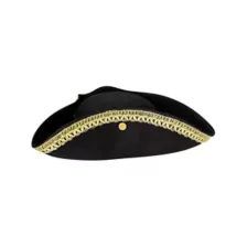 Deluxe Black and Gold Colonial Hat at Spirit Halloween