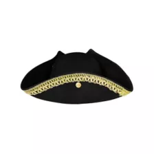 Deluxe Black and Gold Colonial Hat at Spirit Halloween