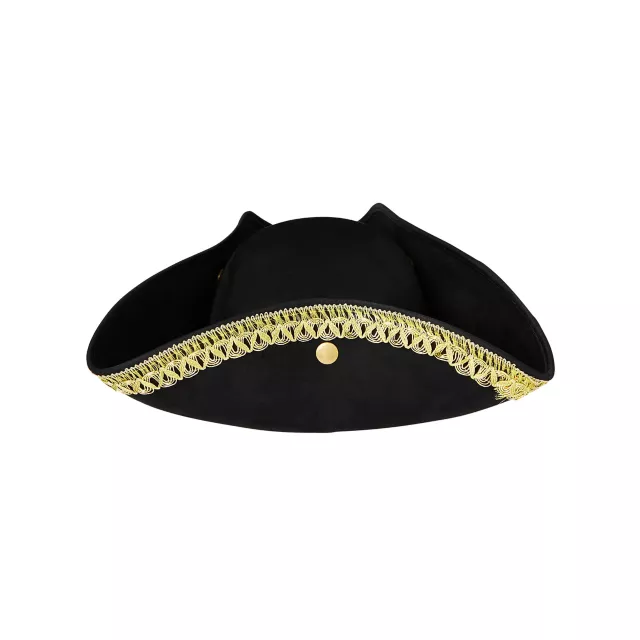 Deluxe Black and Gold Colonial Hat at Spirit Halloween