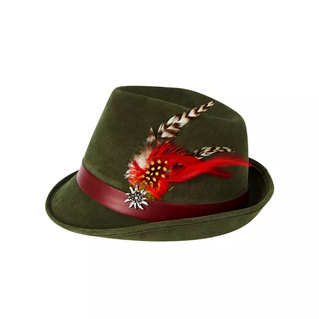 Deluxe Alpine Feather Hat at Spirit Halloween