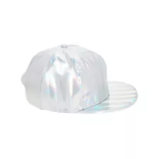 Silver Shimmer Snapback Hat at Spirit Halloween