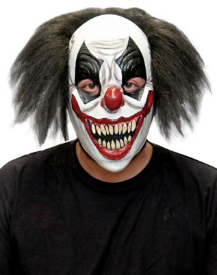 Halloween Mask Scary Glowing LED Clown Full Face Mask Costume