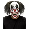 Red White and Black Clown Full Mask at Spirit Halloween