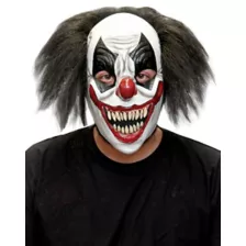 Red White and Black Clown Full Mask at Spirit Halloween