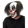 Red White and Black Clown Full Mask at Spirit Halloween