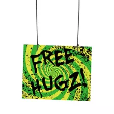 Free Hugz Sign at Spencer's