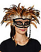 Witch Doctor Feather Eye Mask