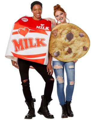 Adult Milk And Cookies Couples Costume - Spirithalloween.Com
