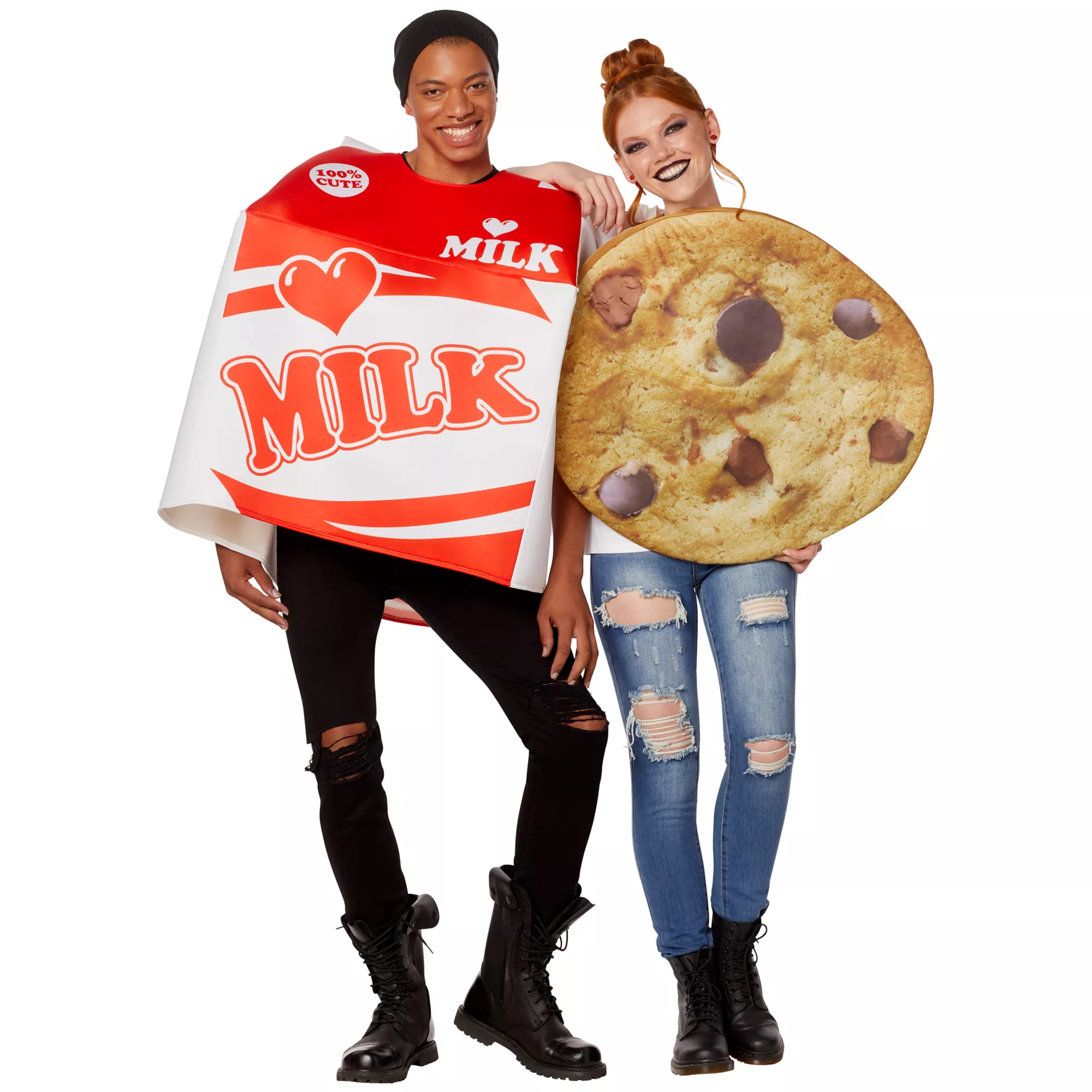 Adult Milk and Cookies Couples Costume at Spencer's