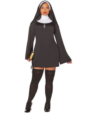 Plus size shop nun outfit