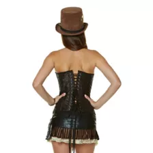Applique Steampunk Corset at Spirit Halloween